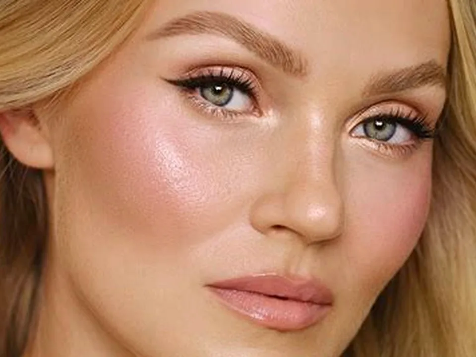 Soft skincare cream in natural light